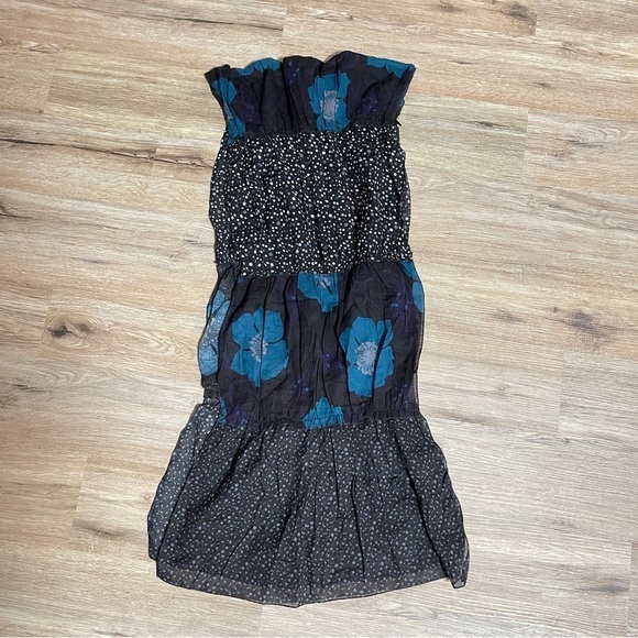 Unique Fashion Ladies Lightweight Scarf Floral Multicolored Rectangle Wrap Shawl - Picture 4 of 6